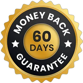 60 day money back guarantee seal